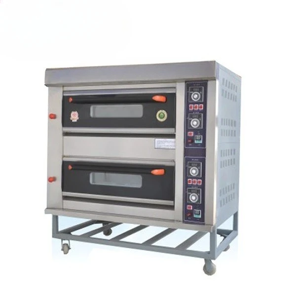 

BHM-4QH Big Dual Layer Gas Pizza Oven with 4 Plates