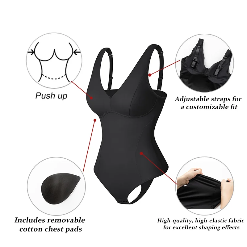 Mulheres emagrecimento corpo inteiro shaper sexy sutiã embutido shaperwear espartilho controle de barriga bodysuit tanga cintura trainer camisolas topos