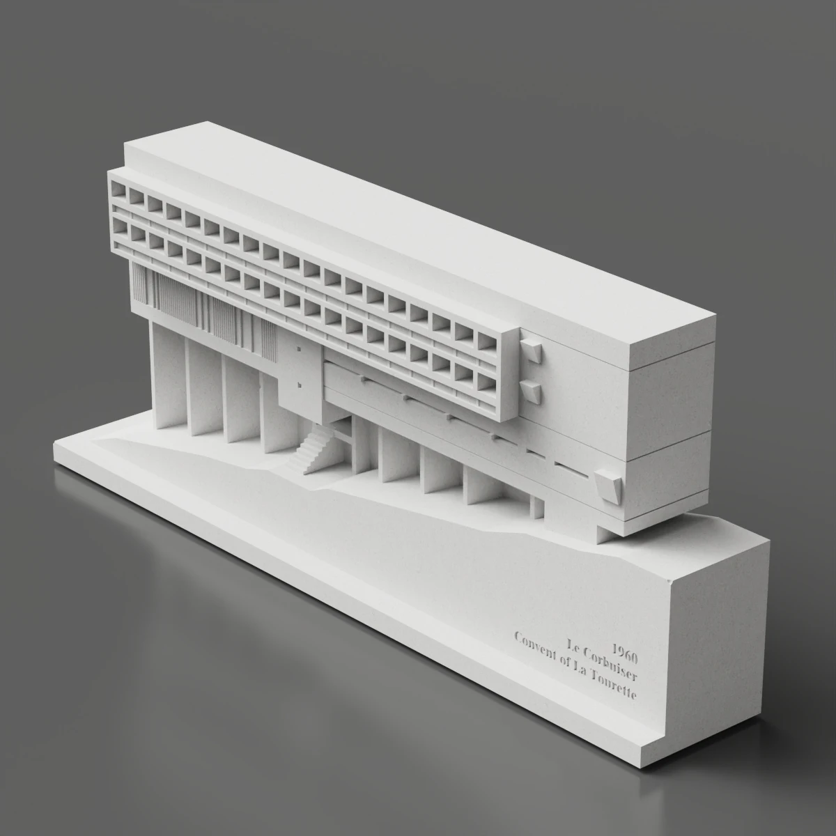 Imagem -02 - Cimento Modelo de Construção para a Decoração Home Sala e Sala de Estar Concreto Ornamentos la Tourette