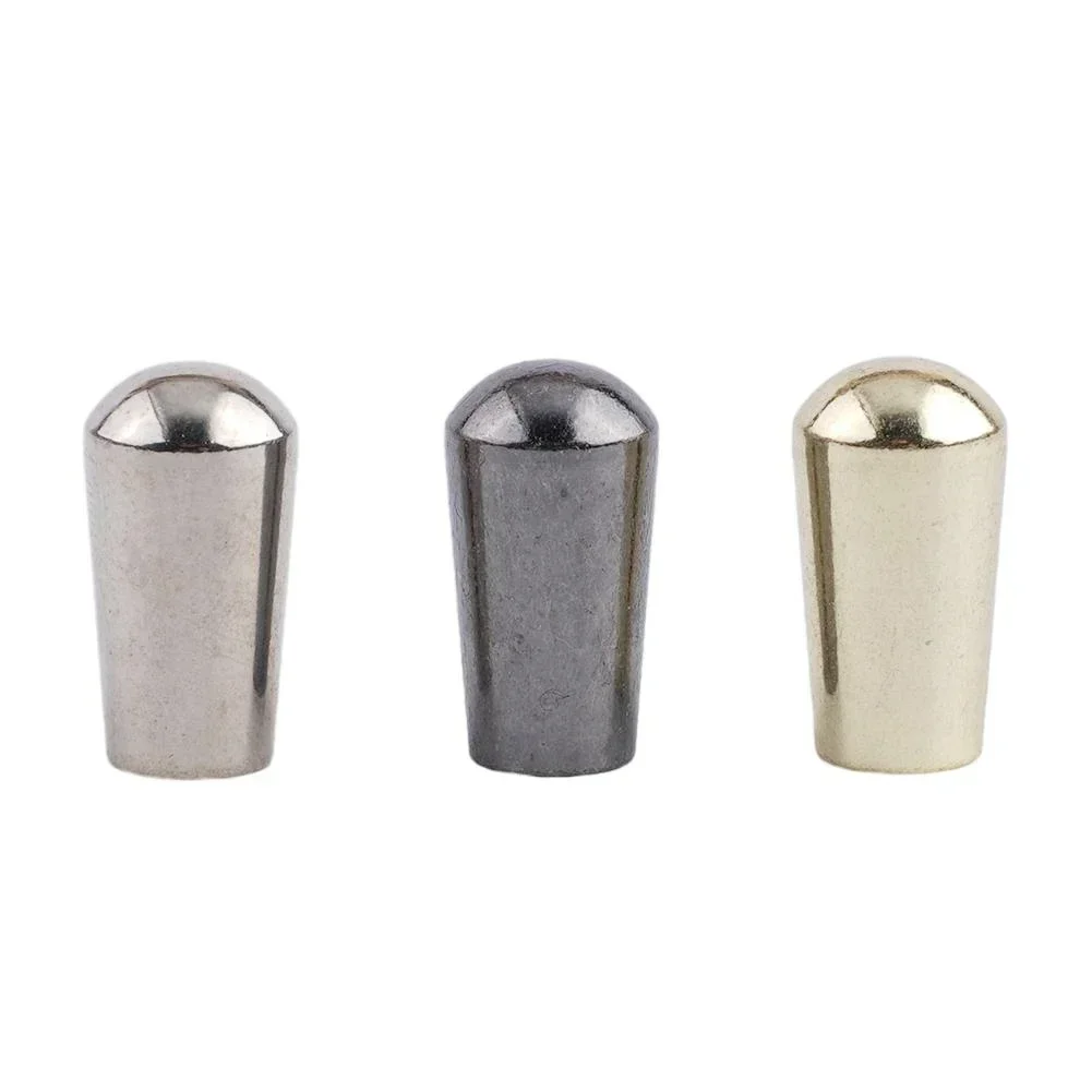 Guitar Toggle Switch Tip Metal 3.5mm Metric Thread Metal 3 Way Toggle Switch Tip 3M3.5 Thread To For Epi LP Electric Guitar Part