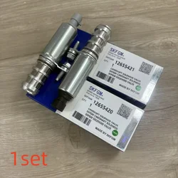 1Set/2PCS Intake & Exhaust Camshaft Actuator Solenoids Solenoid Valve OEM 12655420 12655421 For Chevy Captiva Equinox Terrain