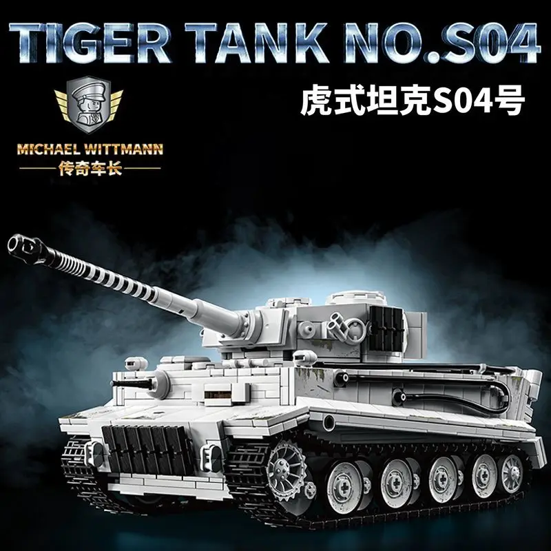 

12GO Military Series 97012 Танк Тигр - Конструктор-головоломка для мальчиков - Подарок 04
