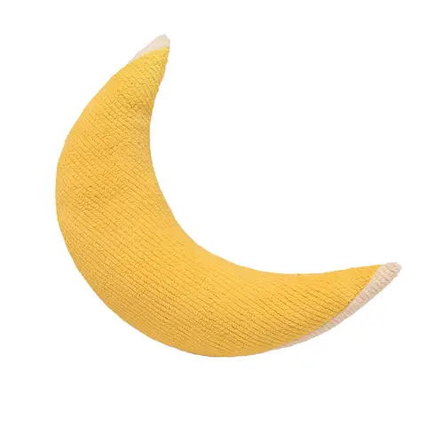 75cm Eid Moon Pillow Crescent Moon Soft Stuffed Plush Toys Middle Eastern Festival Ramadan Hug Pillow Home Sofa Cushion