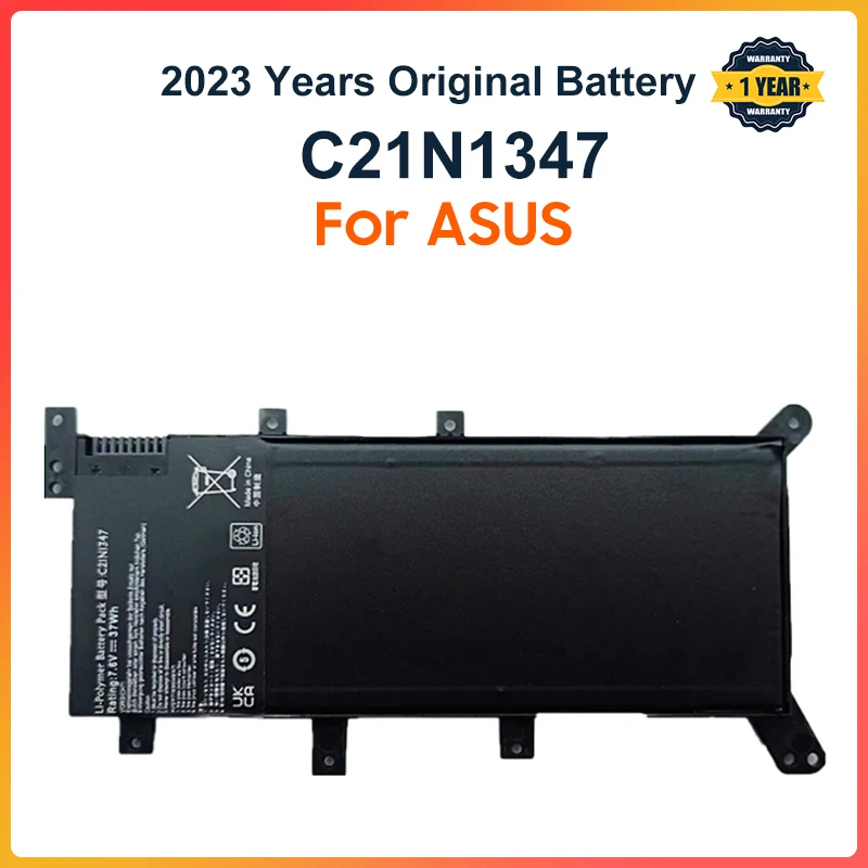 

7.6V 37WH C21N1347 Laptop Battery For ASUS X554L X555 X555L X555LA X555LD X555LN X555MA 2ICP4/63/134 Free Tools