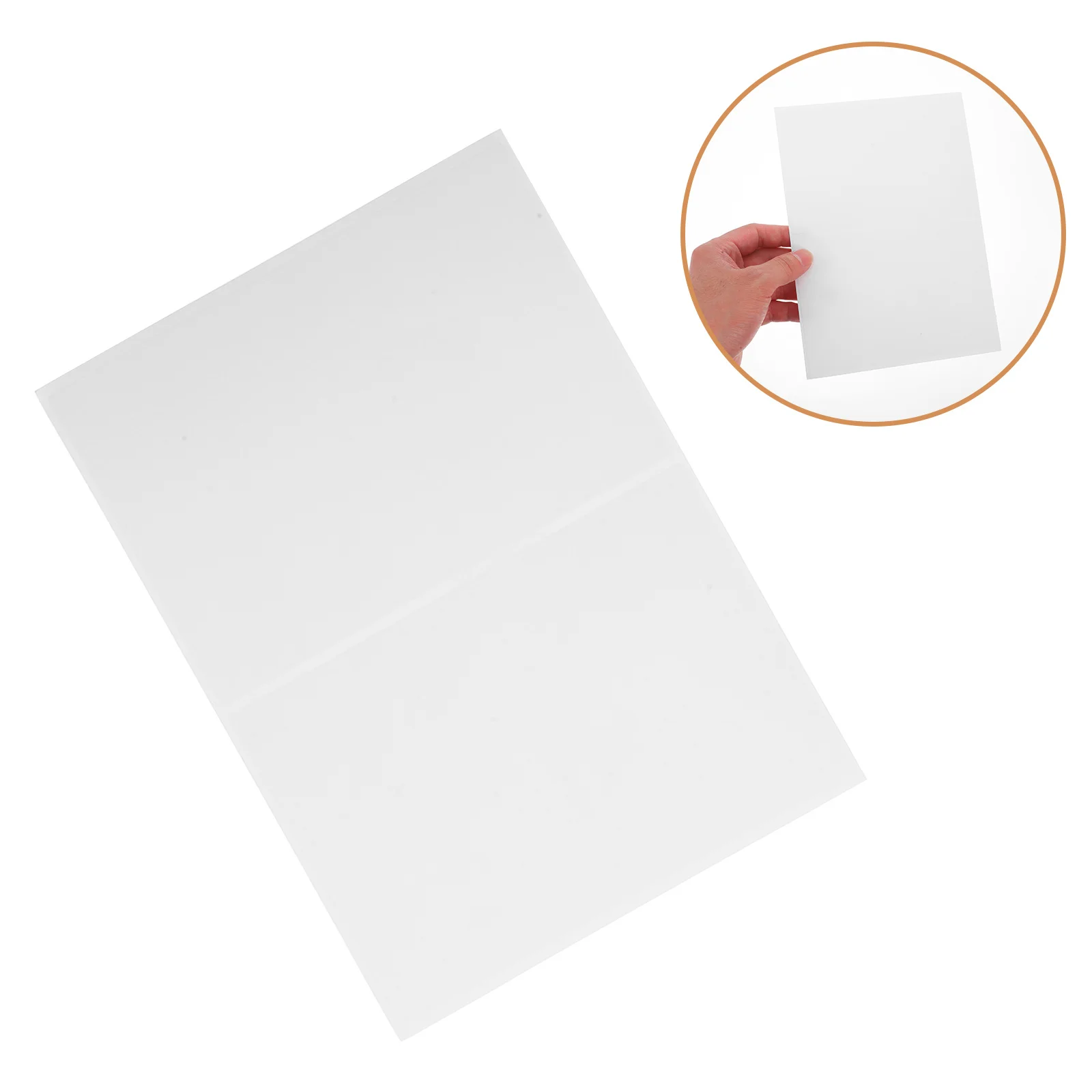 

50pcs Labels Stickers Removable 6X4 Inch Blank White Self-Adhesive For Storage Bins Food Containers Pantry Jar Moving