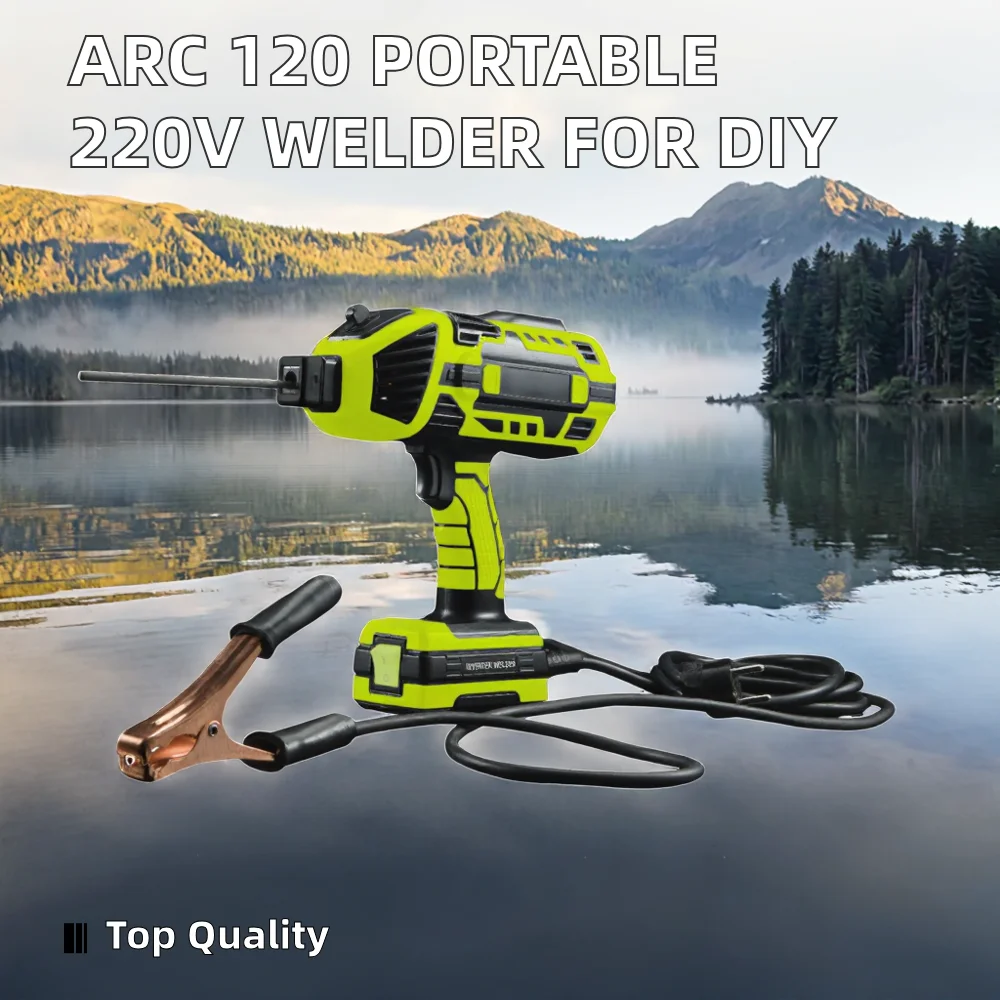 High Quality 220V ARC 120 Portable MMA Handheld Portable Welder Easy-to-Operate for DIY Home Use New Condition