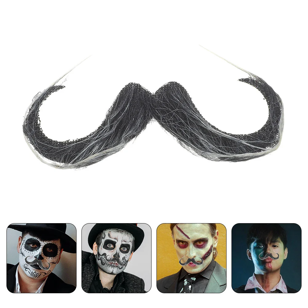 2 Pcs Make up Fake Mustache Cartoon Characters Cloth for Kids Artificial