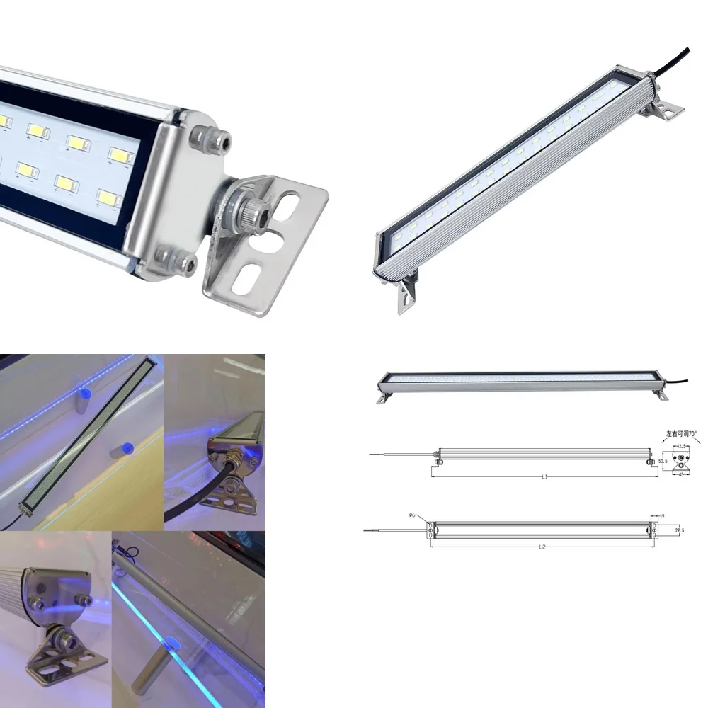 

Industrial LED TriProof Light 12W 18W 24W 30W 24V Waterproof Dustproof Impact Resistant Internal Lamp for ONN M9K CNC Lathe