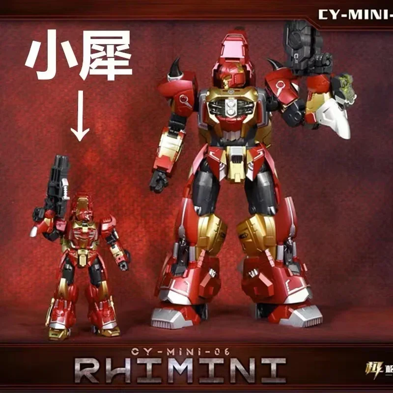 IN STOCK  Transformation Cang-Toys CT-06B CT06B CY-Mini-06 CHIYOU Rhimint Rhino Predaking  Action Figure Collectible Gifts