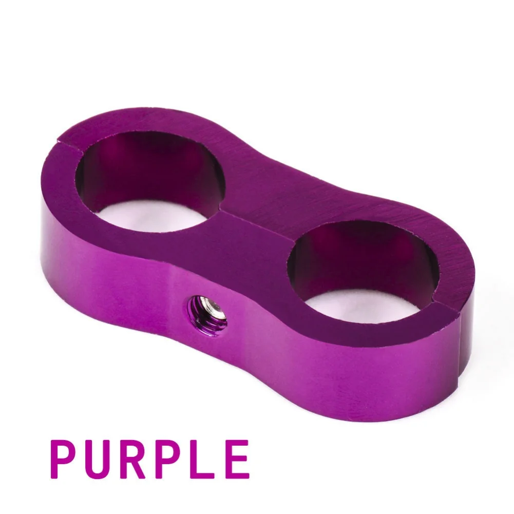 4x Automotive Brandstofleidingklem voor brandstofslangen Olieslangen Remslangen Luchtslangen en waterslangen Modificatie Koperen olieleidingklemmen