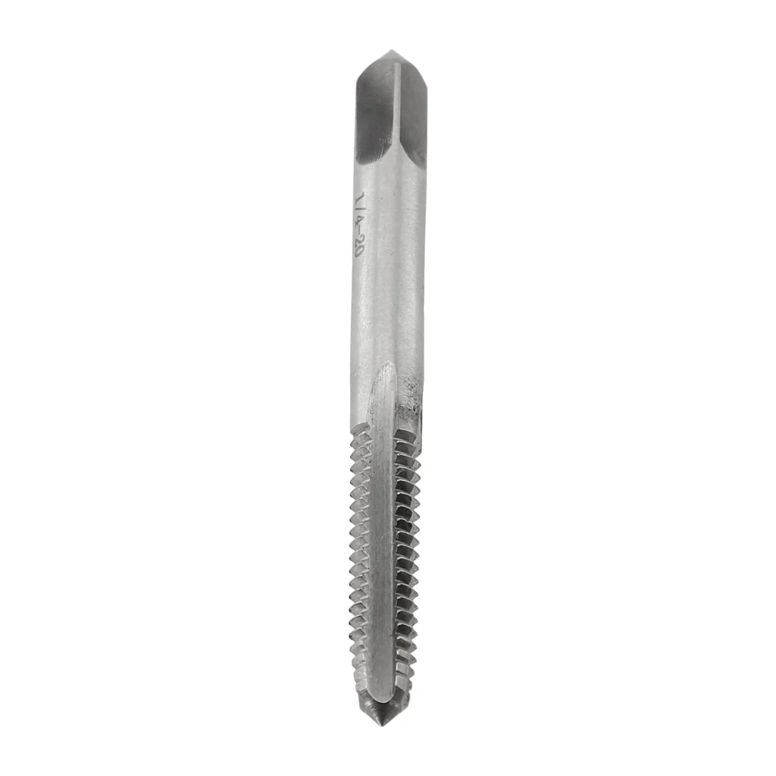 1pc 1/4-20 UNC-2B HSS Right Hand Thread Drill Screw Tap 70mm Spiral Point Straight Flute Hand Drilling Tools Screw Tap HSS