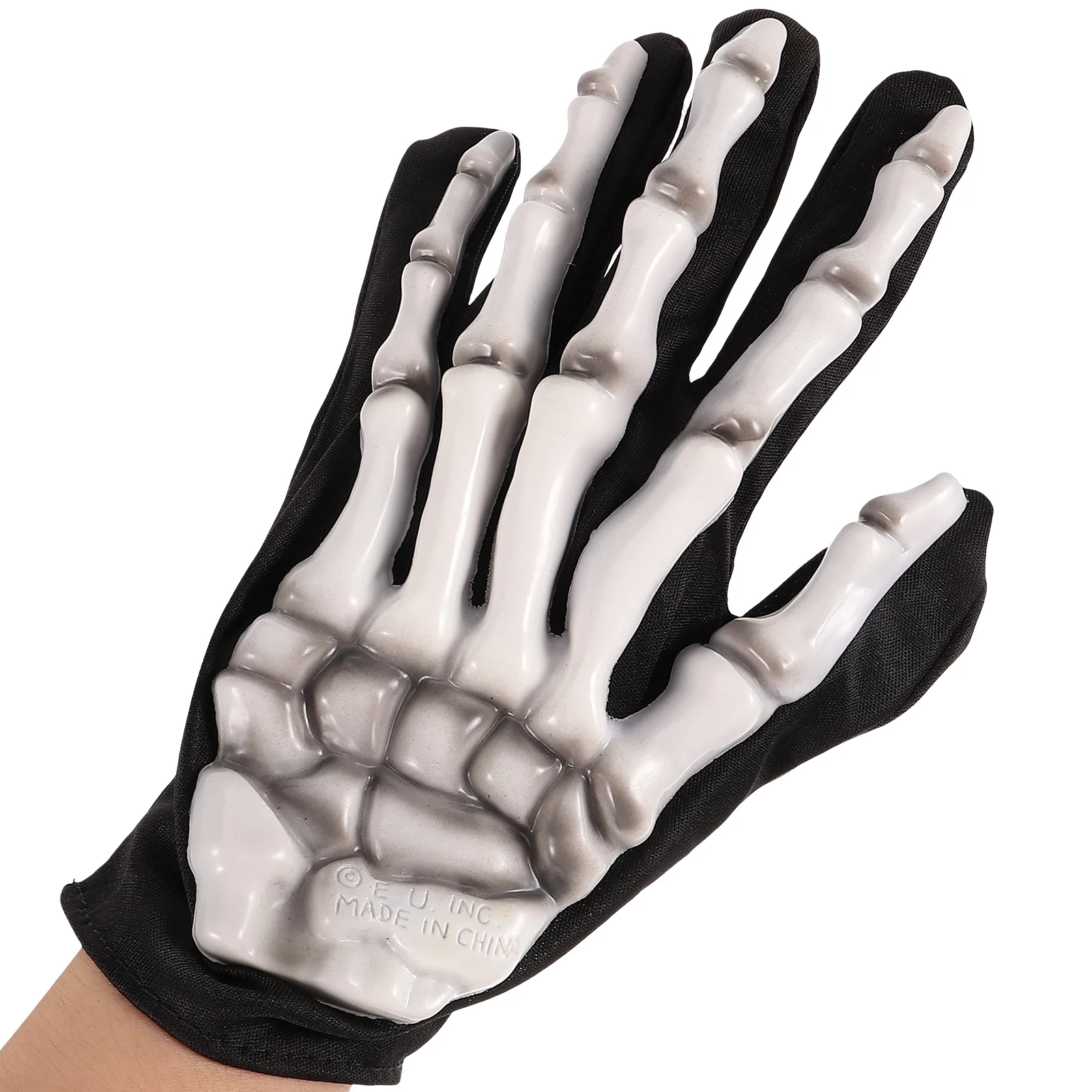 Guantes de Halloween Unisex para adultos, guantes cortos de dedo completo para mujeres, mitones góticos de Cosplay elásticos, accesorios de fiesta, nuevo, 1 par