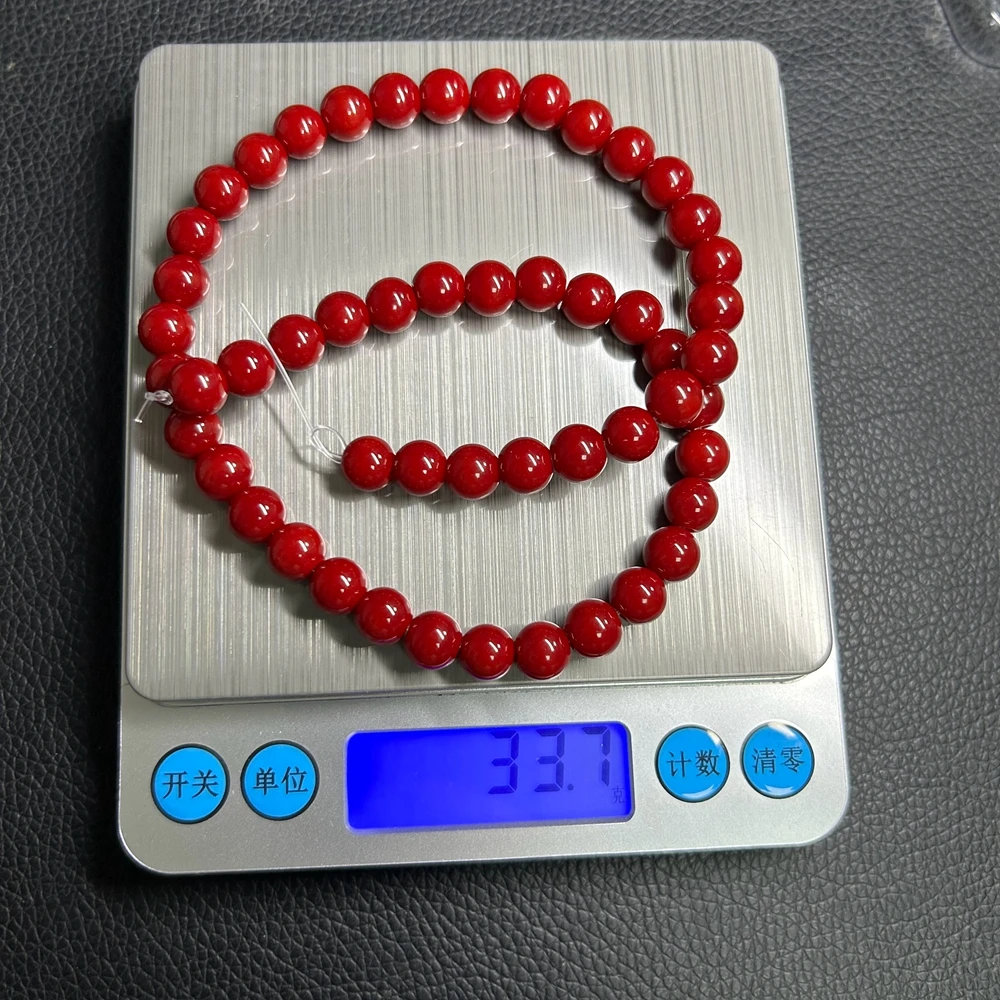 38cm Synthetic Coral Round 4mm 6mm 8mm 10mm 12mm String Beads