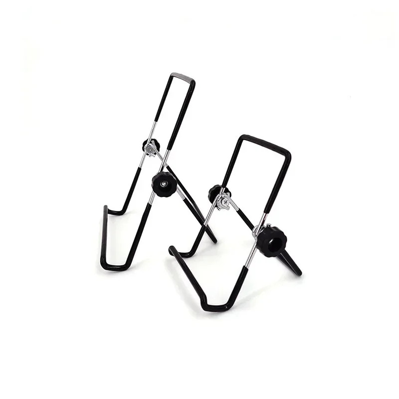 Tragbarer Metall-Tablet-Ständer, faltbarer Schreibtisch, flexibler Telefonständer für IPad, IPhone, Samsung, Huawei, universelle Arbeit, Zuhause, Reisen – Detail 11
