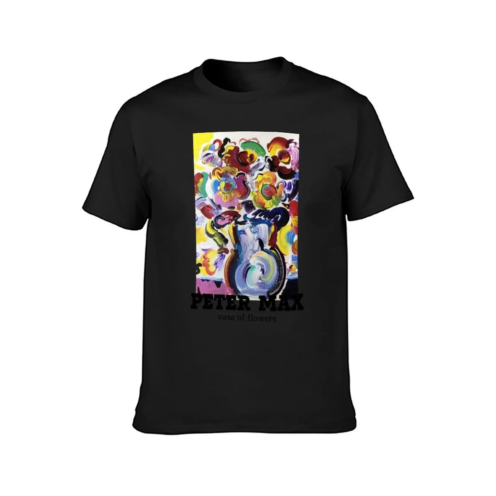 Peter Max Painting T-Shirt blacks Aesthetic clothing sublime Blouse men clothings