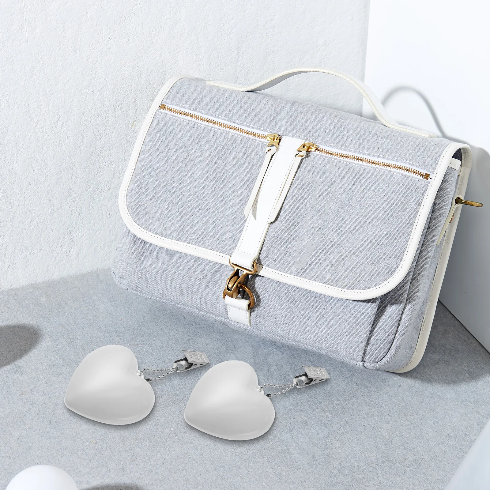 2pcs Touch Sensor Handbag Light Lamp Heart Powered Lamp Purse Light LED handbag light heart-shaped touch sensitive night