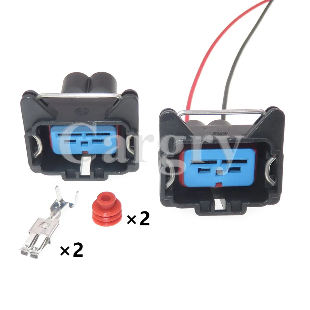 

1 комплект, 2P резервуар для воды, электронный разъем вентилятора переменного тока в сборе, автомобильная водонепроницаемая розетка 93BG-14489-KBA для Ford