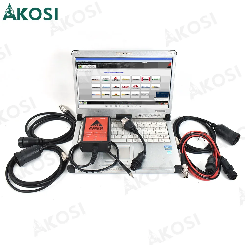 

Massey Ferguson FENDT For AGCO CANUSB Electronic DIAGNOSTIC Tool agricultural machinery AGCO Diagnostic Tool+CFC2 Laptop