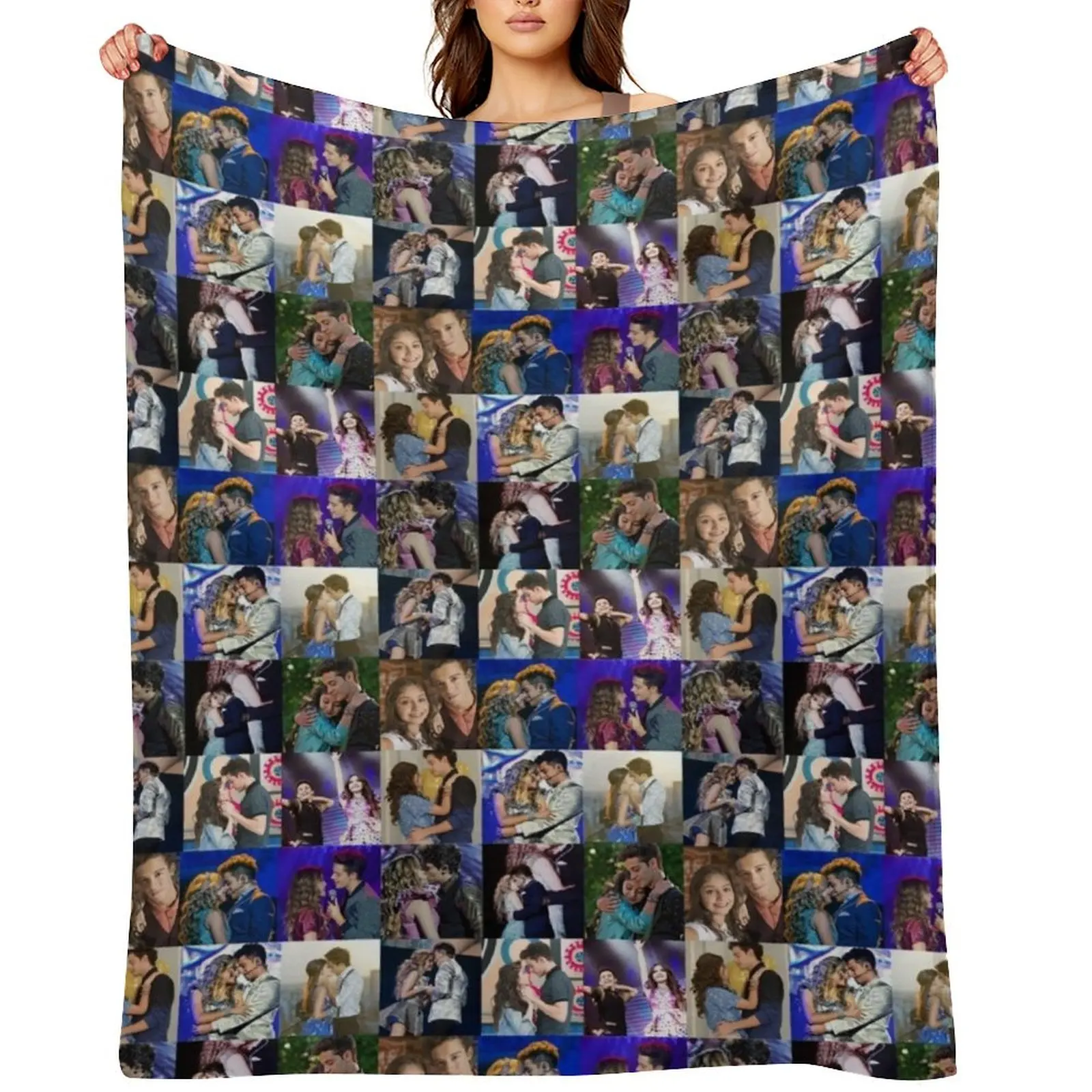

Lutteo collage Throw Blanket christmas gifts Luxury Throw Retros Hair Blankets