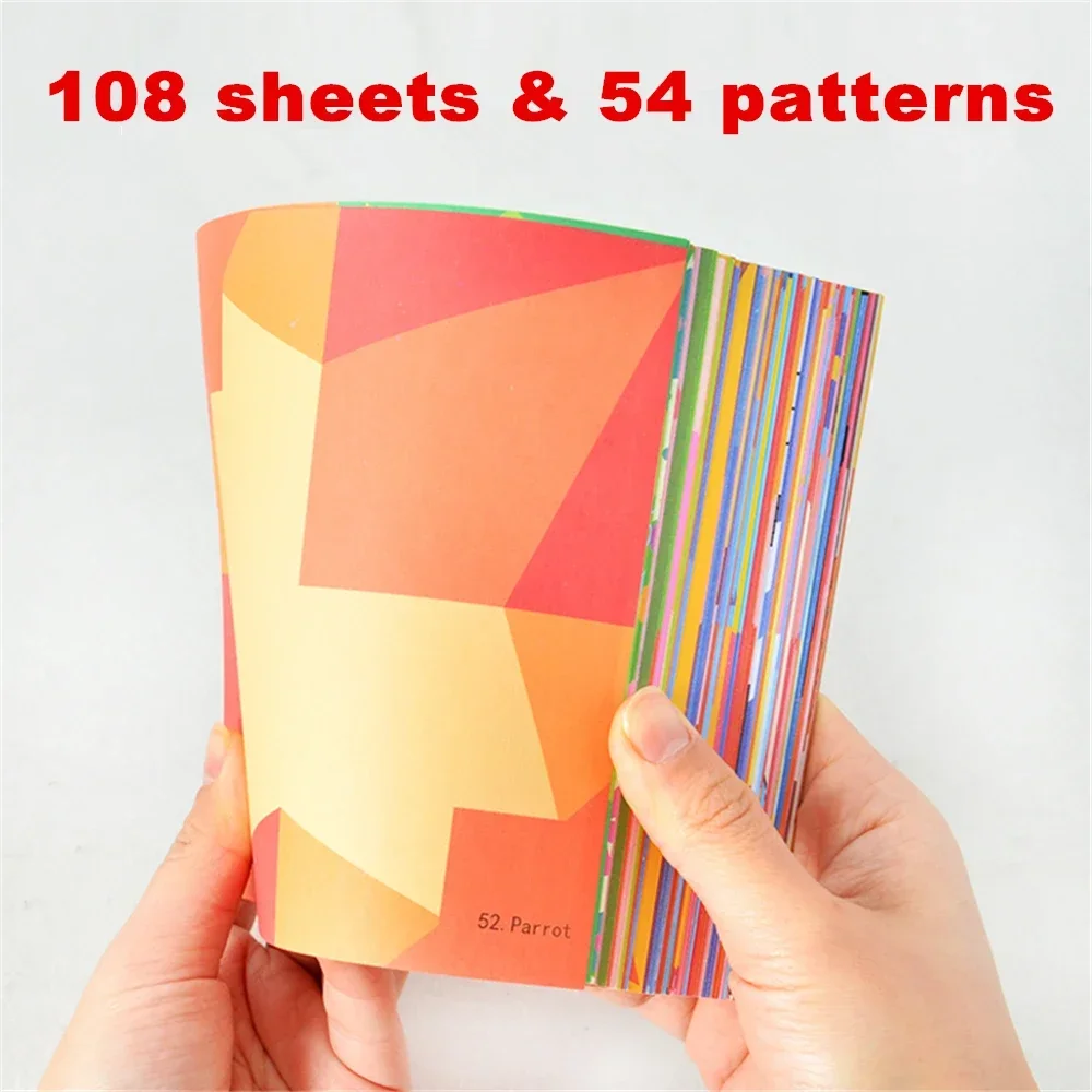 108 Pagina \'S Montessori Speelgoed Cartoon Dier Origami Papier Kids Diy Craft Speelgoed Handwerk Parper Kunst Educatief Speelgoed Voor Kinderen