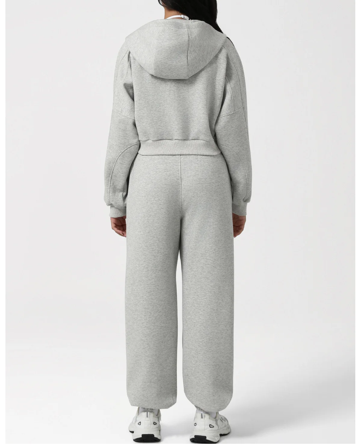 جديد الخريف الشتاء عارضة فضفاض الرياضة الجري مقنعين سترة السراويل لينة تنفس الحرارية المرأة اللياقة البدنية اليوغا مجموعة