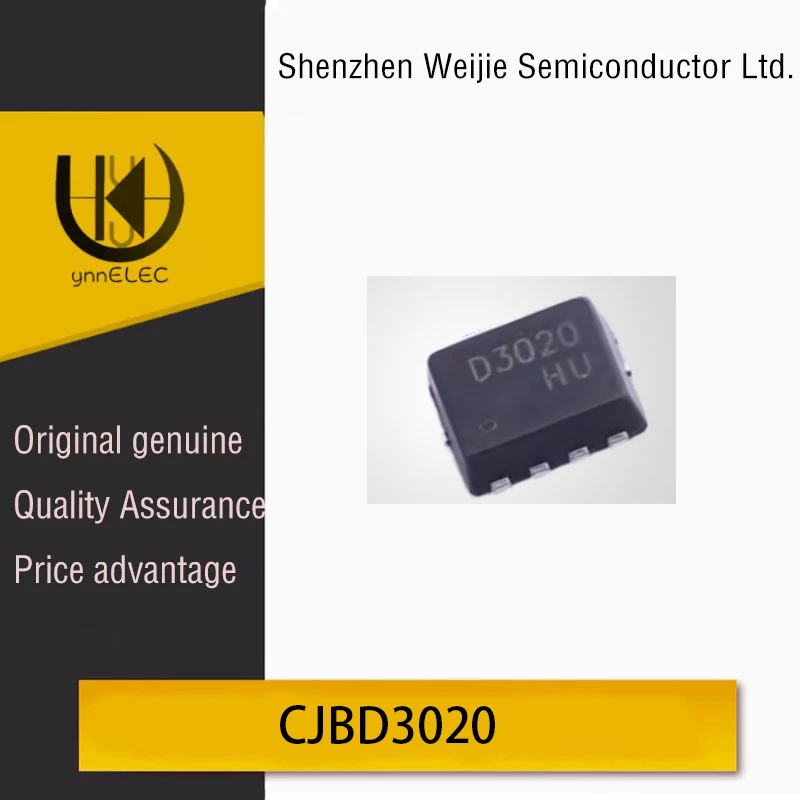 Brand New Original CJBD3020 N-Channel 30V 20A D3020 MOS Field Effect Transistor Chip DFN-3x3