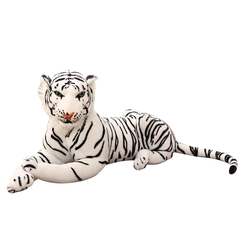 50-110cm Real Life Plush Tiger Doll Toys For Children Cute Stuffed Animals Toy Present Good Quality Standing Decoration