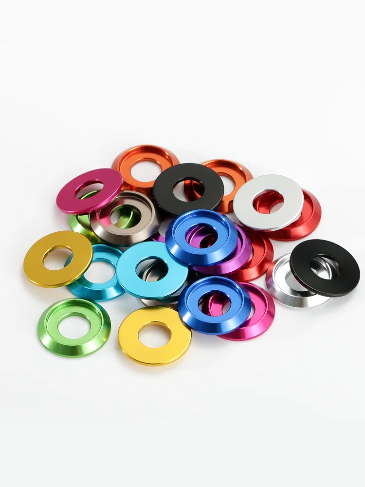 Rondelle a testa semicircolare colorate Distanziatori modello M2 M2.5 M3 M4 M5 M6 M8 adatti per auto, barche, macchinari e vari mobili