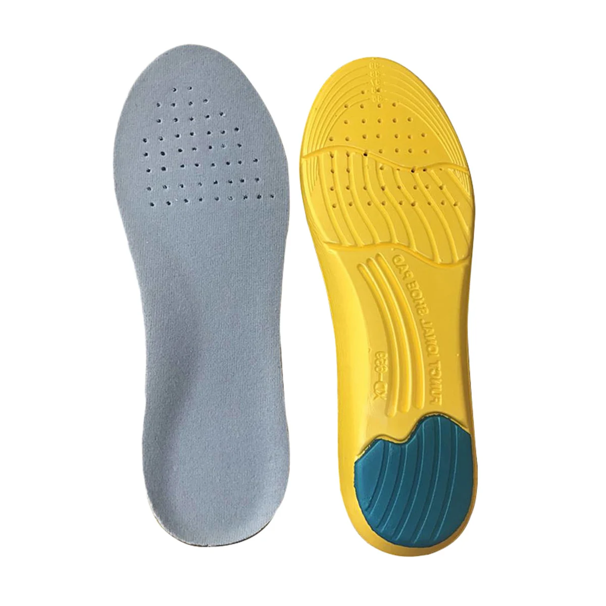 

Sports Insole Cushioning Massage Thickened Heel Pads Absorption Breathable Sweat Adjustable Velvet Comfort Shock Arch Support