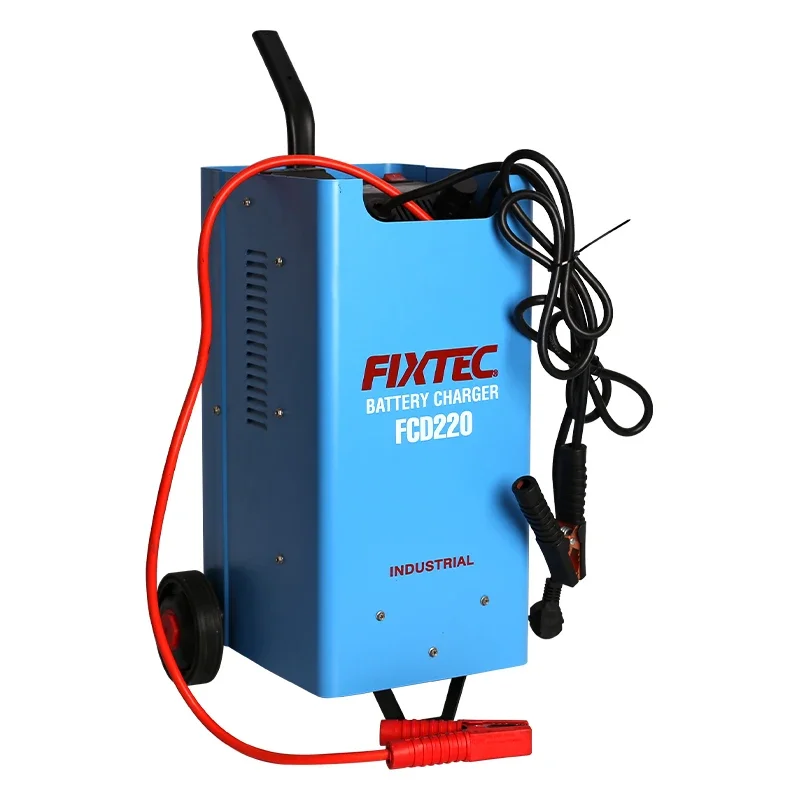 FIXTEC 220-240V 50Hz Portable Battery Charger Automatic Charging Machine 12V/24V Battery Charger Powerful For Car