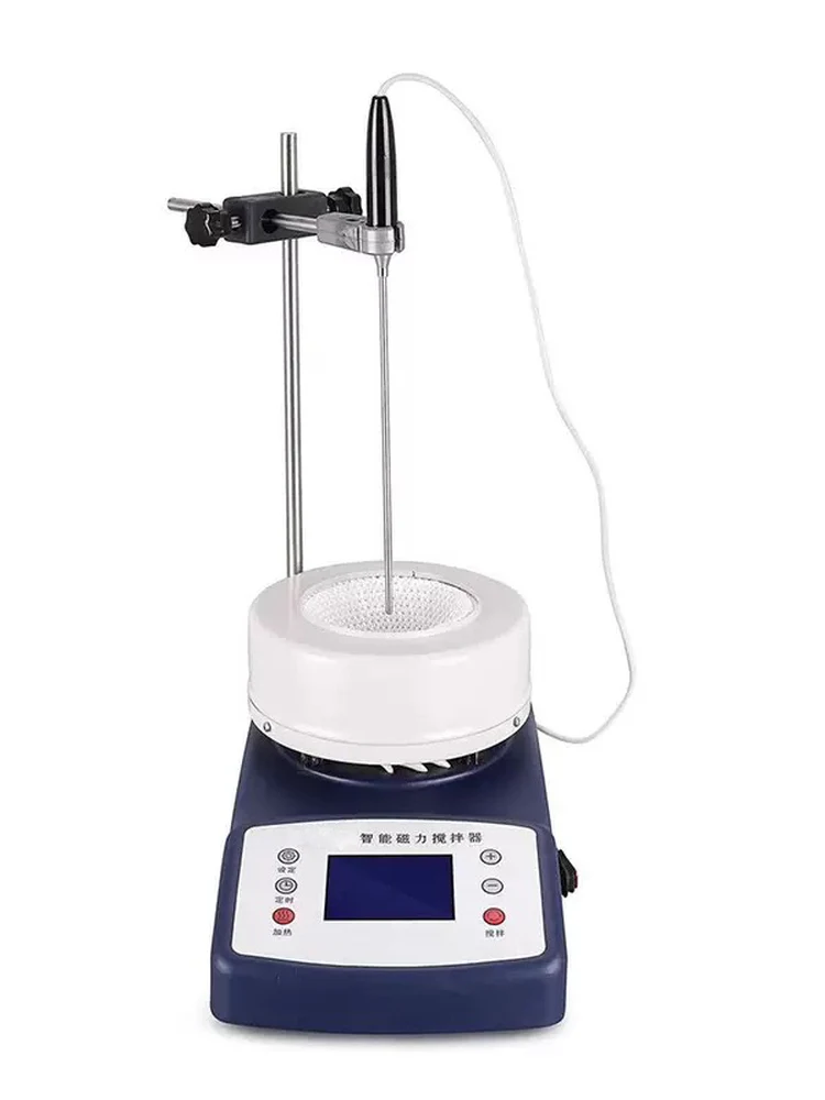 Agitatore Magnetico Digitale da Laboratorio Taisi 500ml & 1000ml con Mantello Riscaldante in Acciaio Inox e Timer