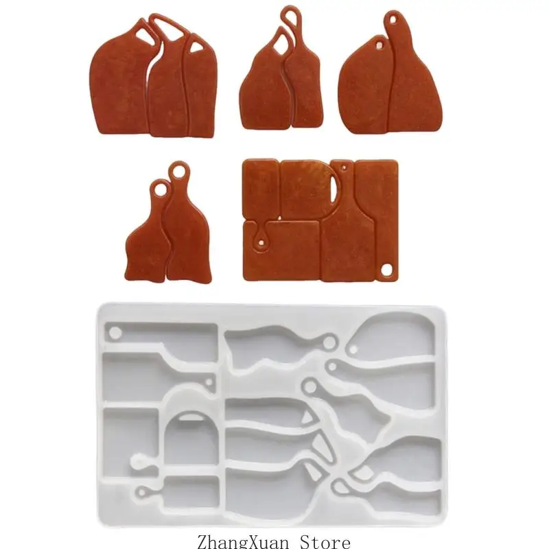 Süßigkeitenformen aus lebensmittelechtem Silikon, rund, quadratisch, rechteckig, unregelmäßig, 3 x – Detail 5