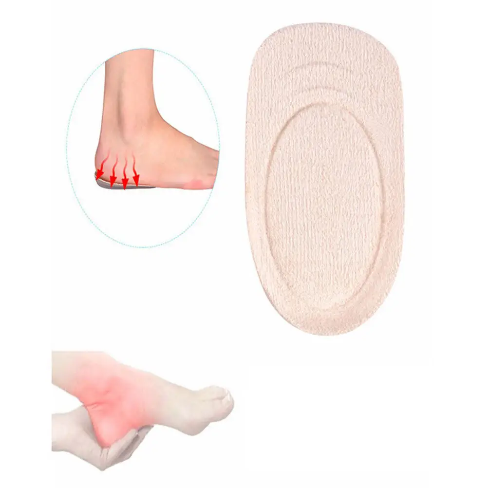 

1 пара гелевых подушечек для комфортной посадки в туфлях на высоком каблуке, для женщин и девушек, цвет хаки, размер L, для облегчения боли при подошвенном фасциите, поддержка стопы, уход за ногами