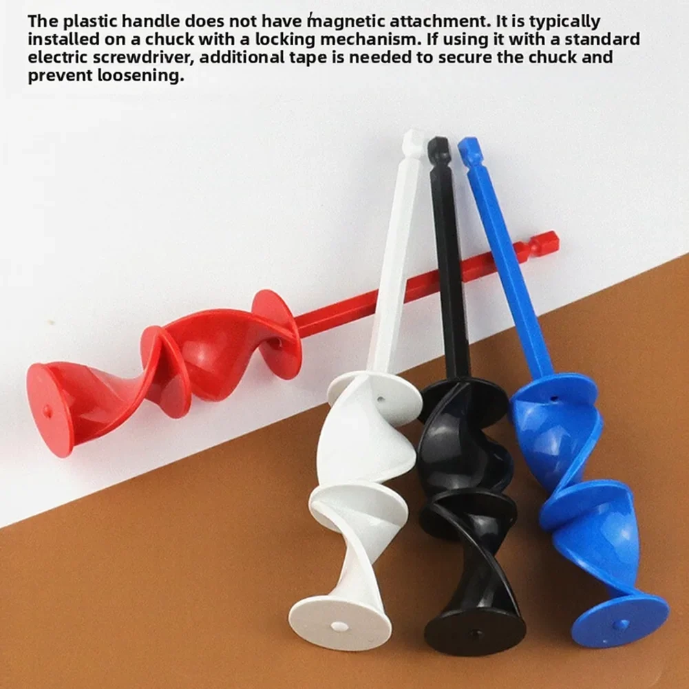 Paint Mixer With Extension Rod 1/4 Hex Shank Drill Reusable Paint Mixer For Epoxy Resin Stirrer Pigments Ceramic Glaze Parts