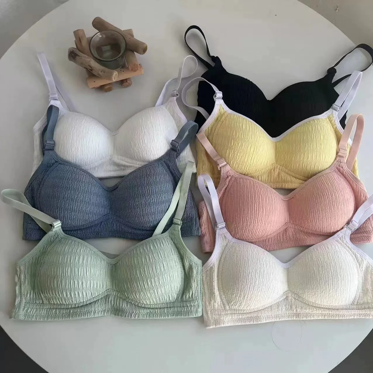 8-16 Years Cotton Girls Training Bra Adolescente Girl's Sport Bras Teen Girl Underwear Push Up Teens Bras With Chest Pad KF027