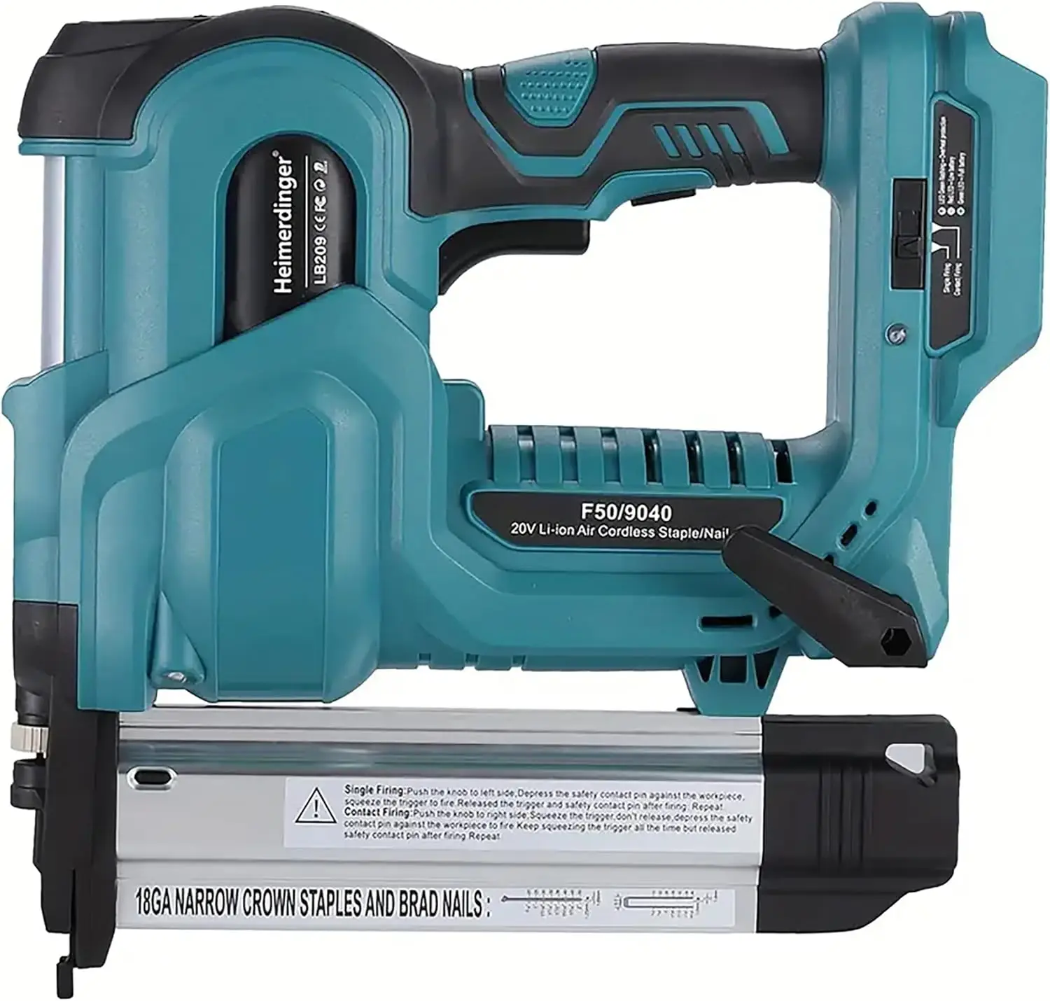 ปืนเล็บไร้สายสําหรับแบตเตอรี่ Makita 18V, ปืนเย็บกระดาษไฟฟ้า 2 ใน 1 ขับเคลื่อนเครื่องตอกตะปู 2 นิ้วสําหรับเบาะและงานไม้, เครื่องมือ