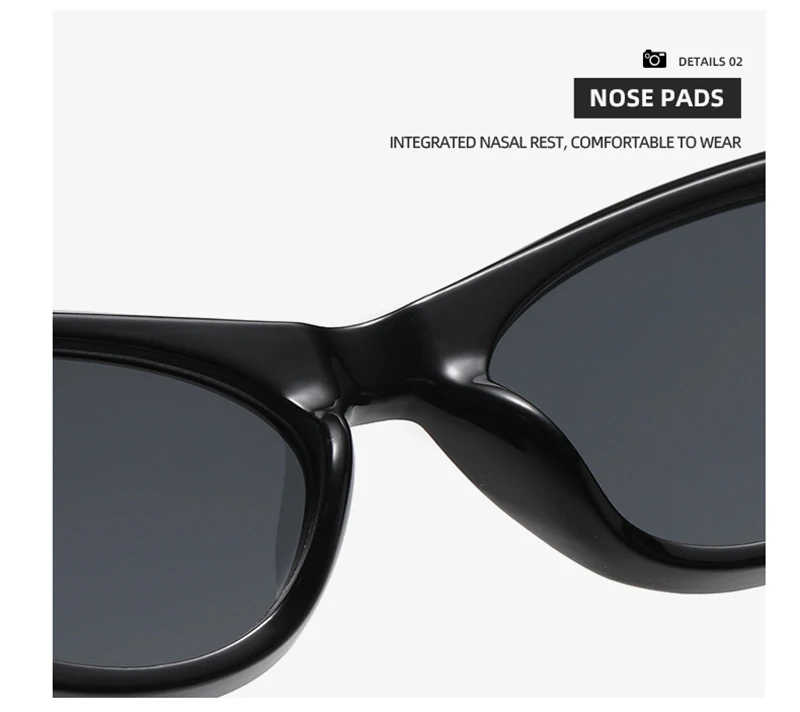 Hochwertige Cat Eye Damen-Sonnenbrille, klassische Damen-Sonnenbrille, modisch, Outdoor, Reisen, Fahren, UV400 – Detail 6