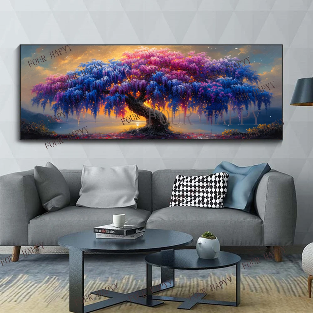 Imagem -03 - Diy Grande Pintura Diamante Cruz Paisagem Wall Art Paisagem 5d Broca Redonda Completa Bordado Home Decor