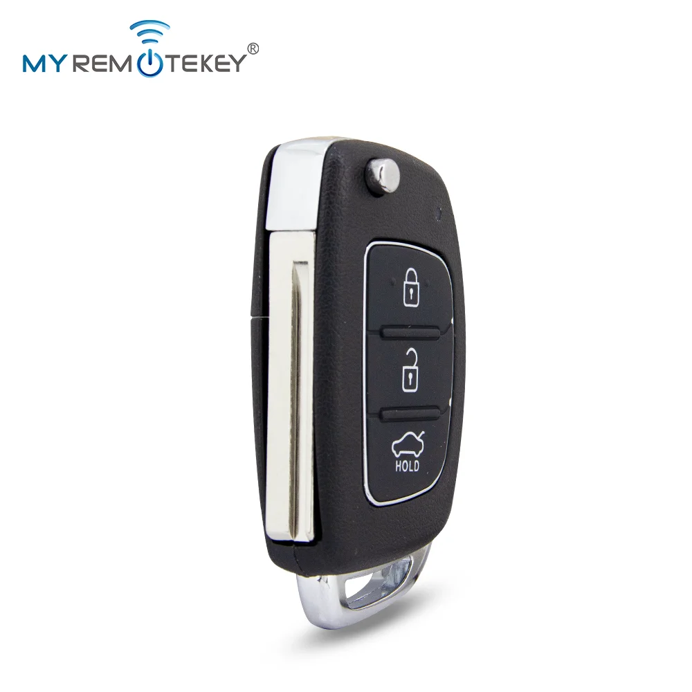 MYREMOTEKEY FCC ID RKE-4F08 Klappbarer Fernbedienungsschlüssel für Hyundai Santa Fe Accent mit 3 Tasten – Detail 4