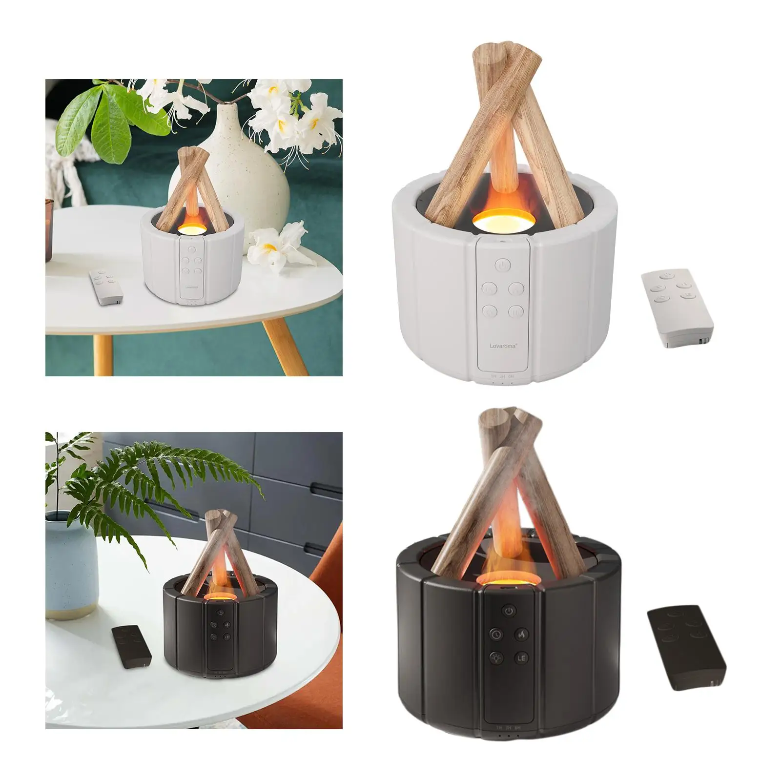 Pelembap udara, dengan kendali jarak jauh warna-warni lampu malam USB penyebar Aroma elektrik untuk kantor rumah ruang kamar tidur belajar Spa