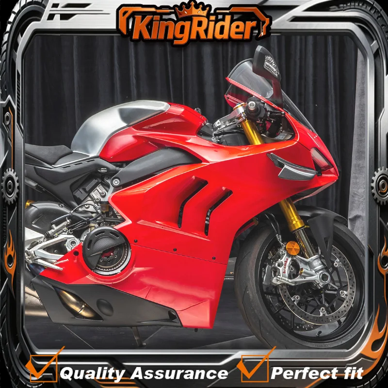 Fit For DUCATI Panigale V4 V4S V4R 2018 2019 Motorcycle ABS Carbon Fiber Frame Cover Body Shell Guard Side Panel Fairings Kit