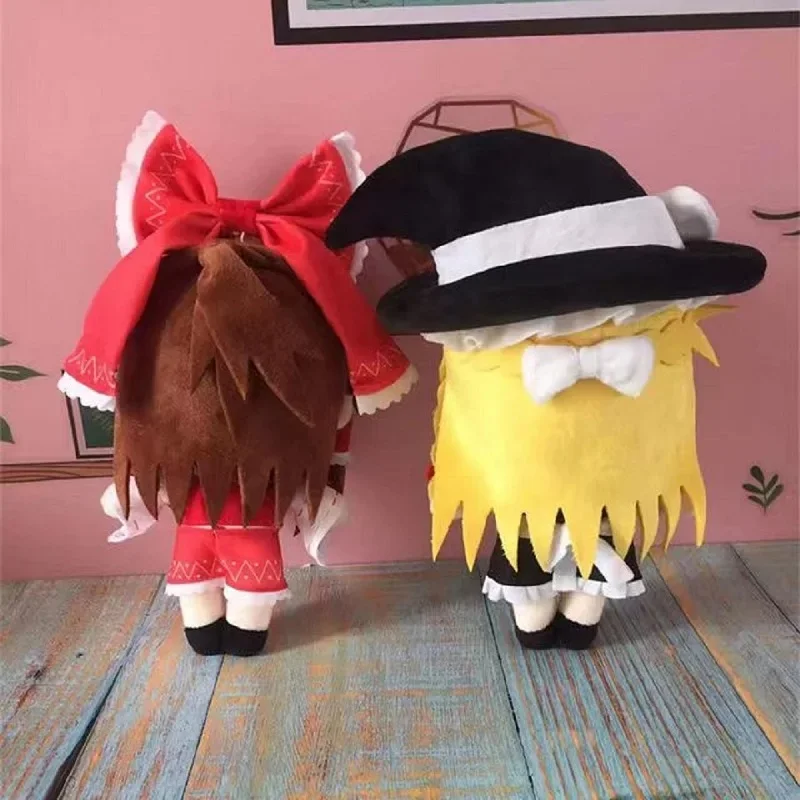 Touhou مشروع ألعاب من نسيج مخملي Hakurei Reimu Kirisame ماريسا أنيمي Touhou ProjeCosplay لطيف لينة محشوة دمية هدية الكريسماس 20 سنتيمتر #5