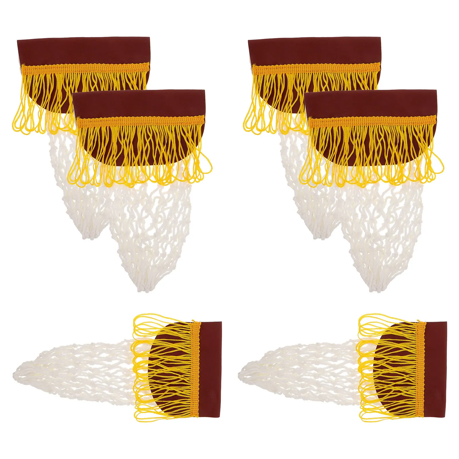 6Pcs Pool Table Pocket Replacement Mini PU Cotton Net Table Parts Vibrant Color Billiard Mesh Bags Home Indoor Game