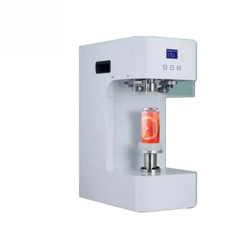 

Factory direct commercial new portable can sealing machine is suitable for bubble tea, coffee, soda, beer, juice