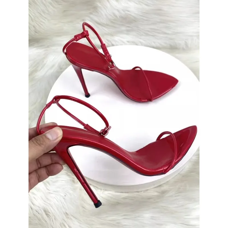 

2026 New style one-strap fashion sandals for women, pointed-toe slender heels, fashionable and sexy high heels