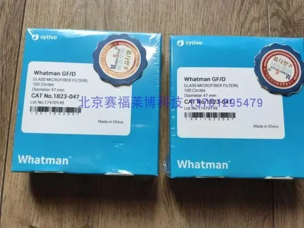 Whatman GF/D 47mm 1823-047 2,7um papel de filtro de fibra de vidro de alta carga