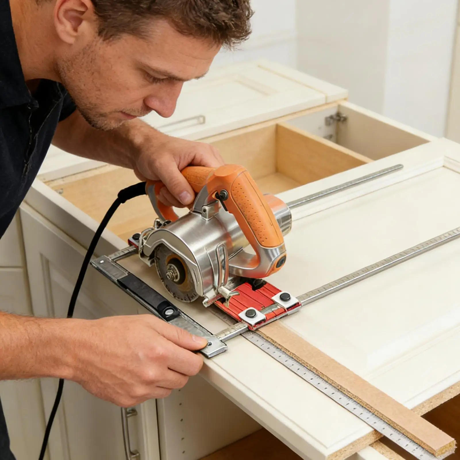 

Edge Guide Positioning Tool Adjustable Trimming Positioner Wood Modified Positioning Frame Tool For Handheld Electric Saw