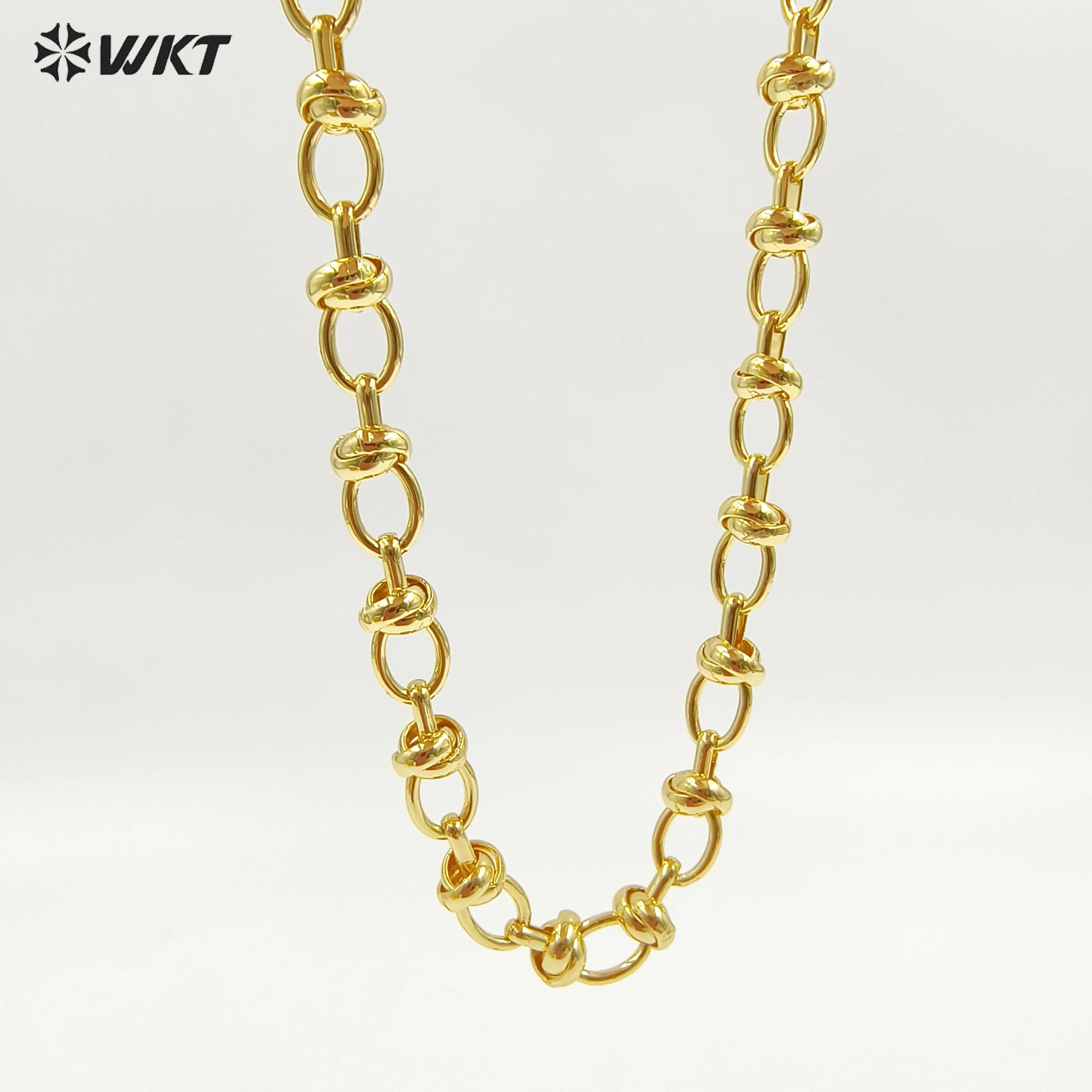 

WT-BC238 Популярные продажи металлическая позолоченная цепочка овальной формы желтые латунные звенья аксессуары для ювелирных изделий ручной работы 10 метров