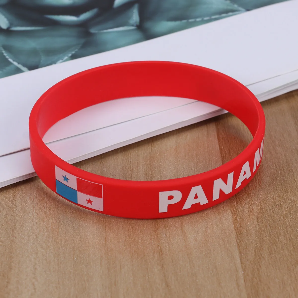 6Pcs Silicone Country Wristband Essential Sports Bracelet for Soccer and Ball Game Fans Country Flag Cheering Wristband