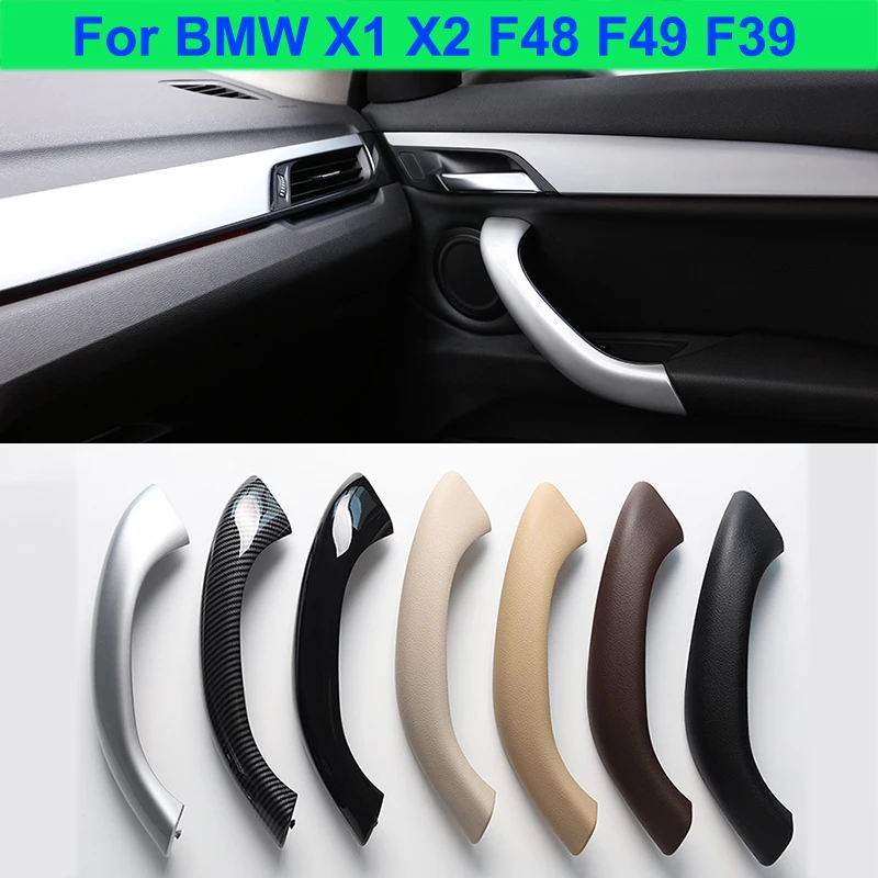 X1 X2 F48 F49 F39 2016-2020 2 Piezas 4 Piezas Cubierta Exterior de la Manija de la Puerta Interior del Automóvil, Reemplazo de Moldura para BMW